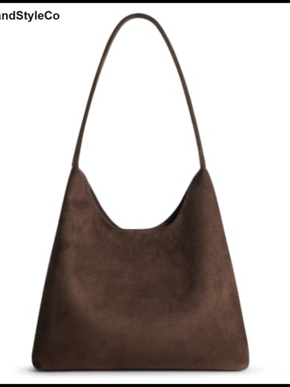 Faux Suede Slouchy Hobo Shoulder Bag Small Slouchy Purse Everyday Carry